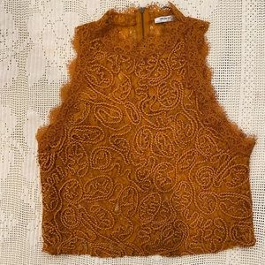 Zara Lace Crotchet Top